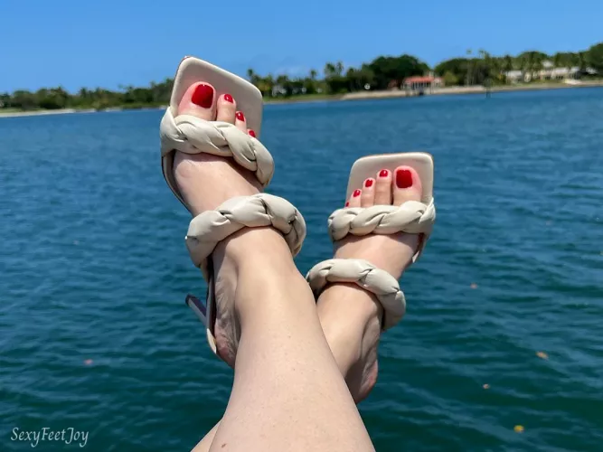 You can almost smell the ocean and my feet