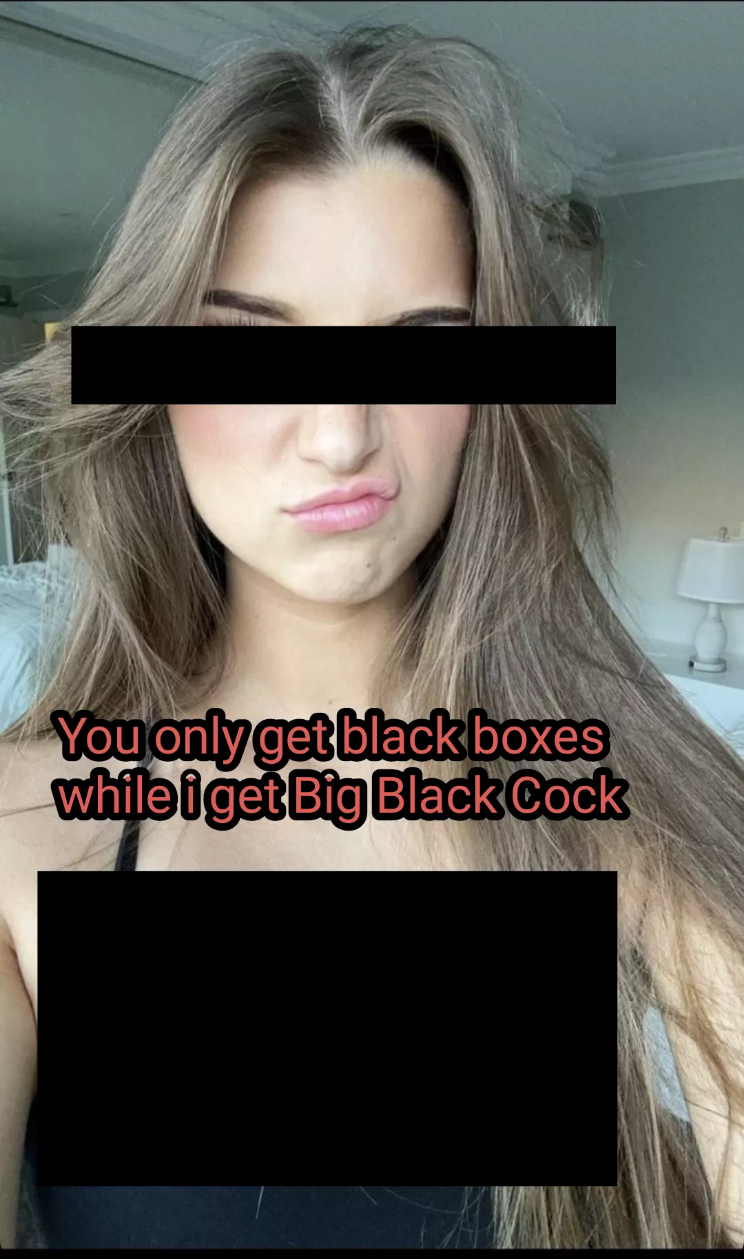 You get black boxes, she gets BBC🤭