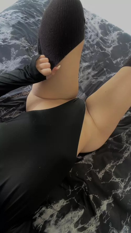 A close up from above