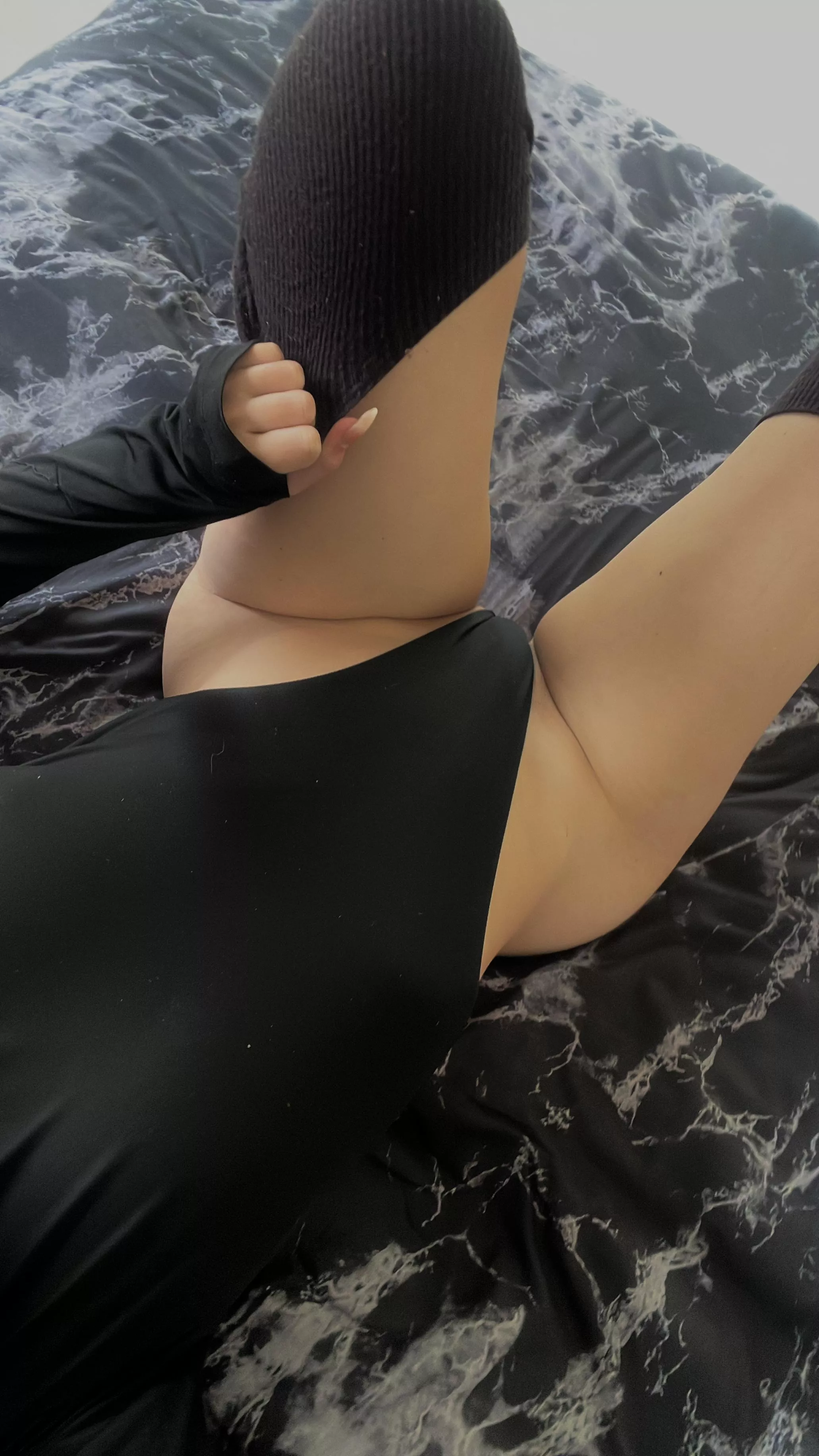 A close up from above