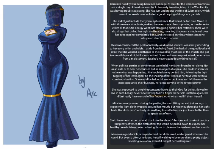 A Noble Woman's Duties (Commissioned Caption)