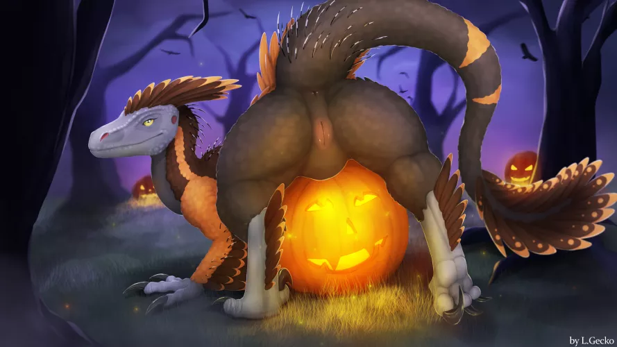 Boosty reward - Hallowdein (l.gecko) [F]