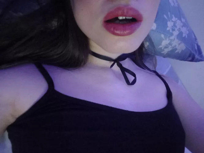 Do you want to feel how soft my lips are?