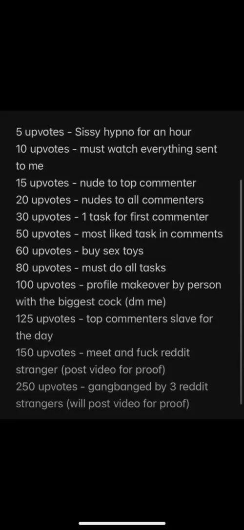 Don't bother with an upvote I lost a bet and just had to worship cock