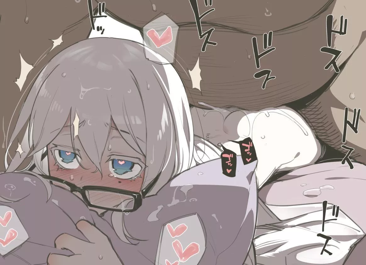 Getting bred must really be a pleasure for her