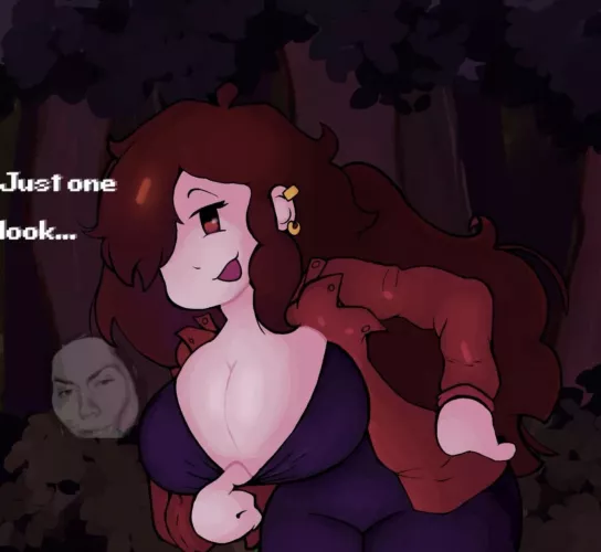 gf: come on! don’t be shy~! only take a good look on this~