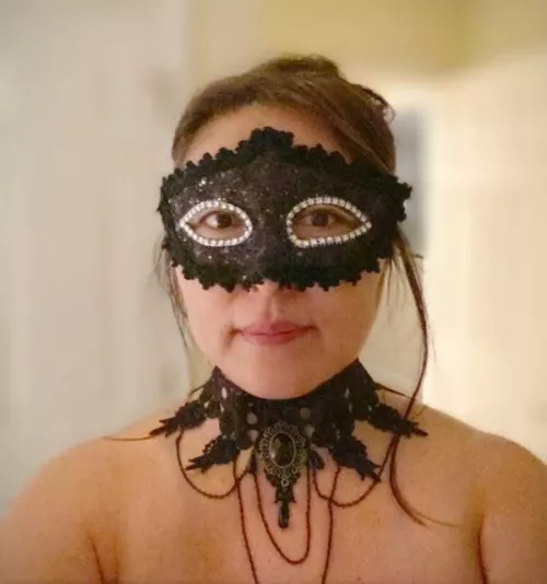 Happy Halloween- I'm not wearing anything other than the mask and collar [NeighborhoodMILF]