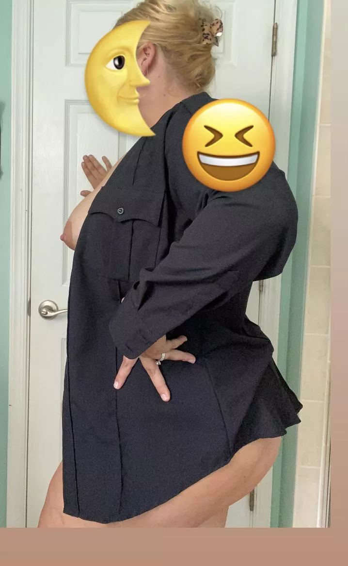 Hubby’s uniform 😈👮🏻‍♂️