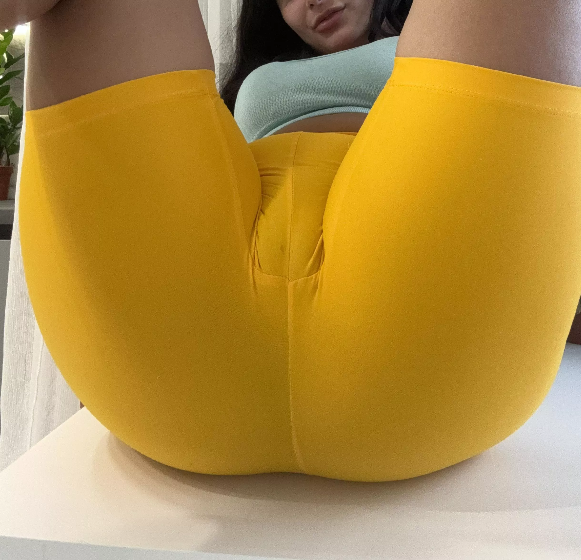 I feel sexy in those tight shorts