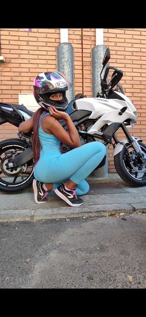 I love to ride motorcycles and men