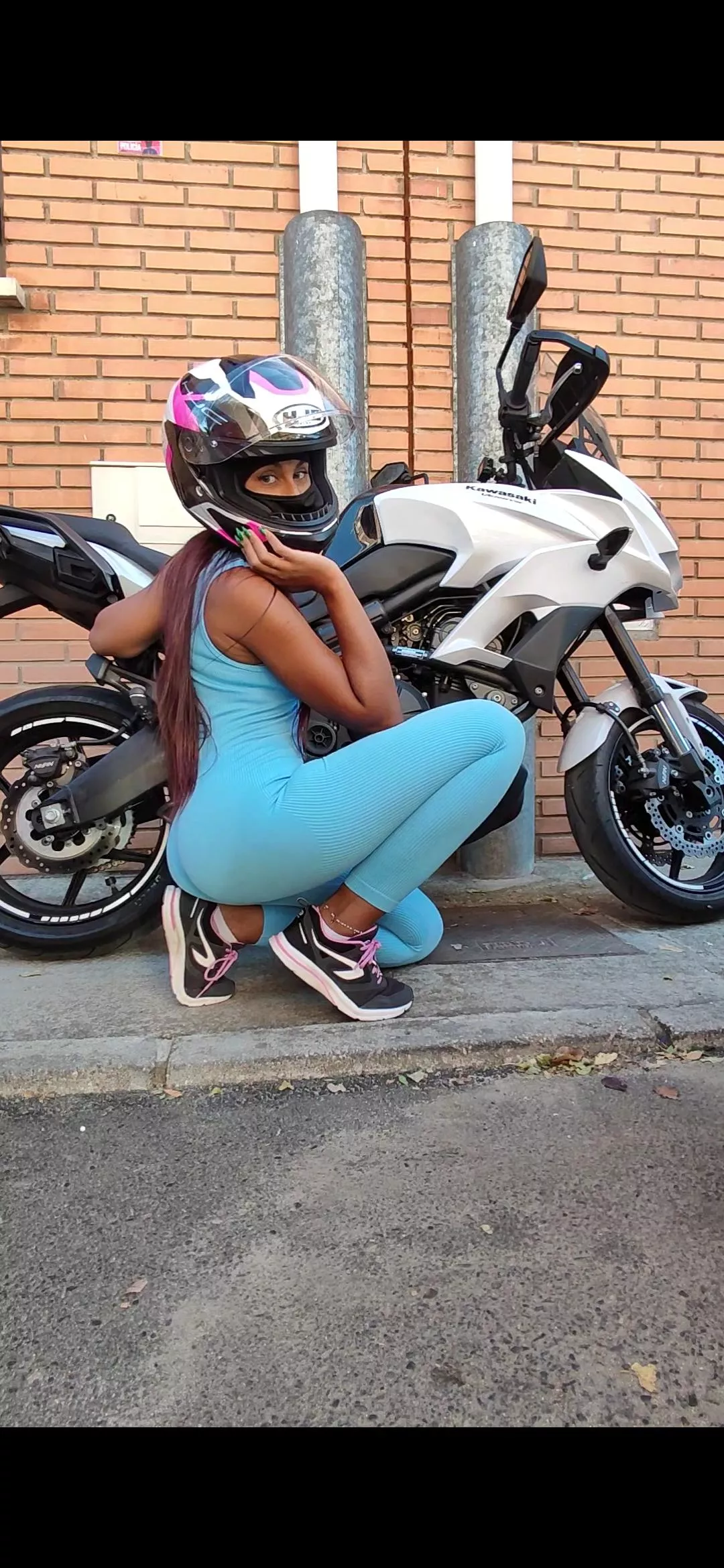 I love to ride motorcycles and men