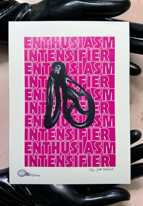 I made some chastity artwork - message me if you would like to buy a print!