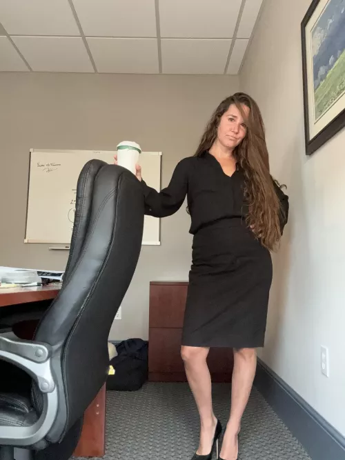 I wonder what my boss will think of these heels