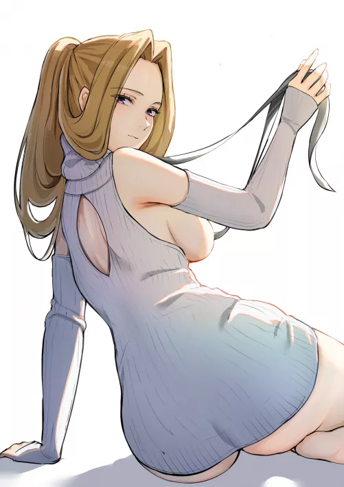 Methode in a bottomless outfit