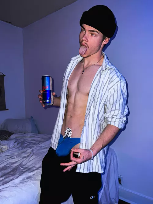 My son insisted on doing everything wrong, drinking and vaping all the time! I had to get him back on the right track. That's why I hopped into his body! But now that I'm living his life... I understand why he did all that, being so young again rocks! 