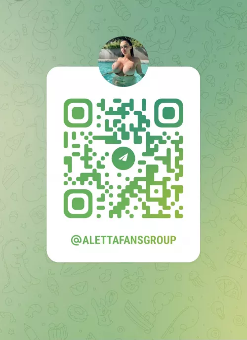 NEW GROUP OF ALETTA OCEAN FANS IN TELEGRAM (SCAN THE CODE FOR JOIN)