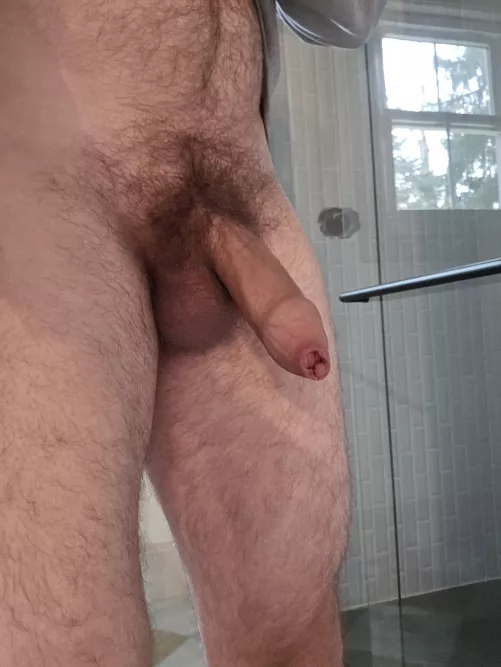 Nice firm hang around my glans when hard still