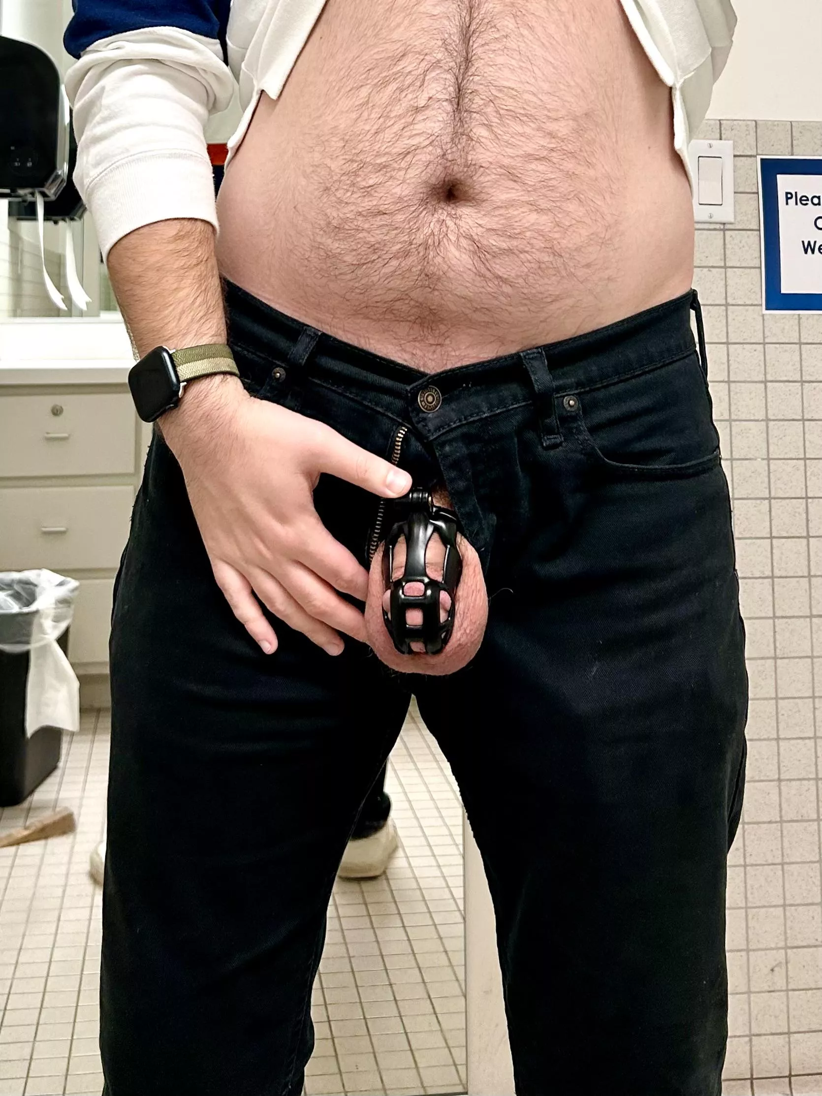 One last cage check for my first Locktober