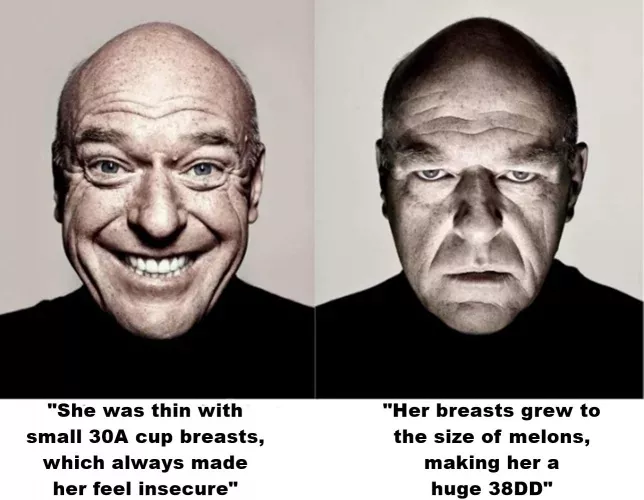 Please learn how bra sizes work before writing BE stories