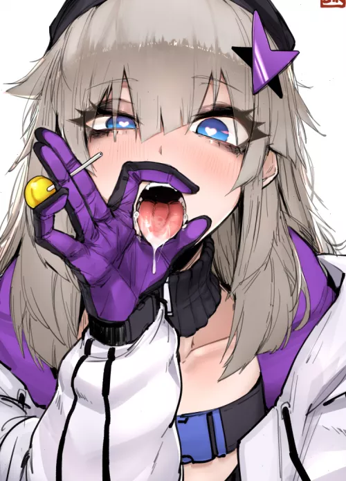 She's tired of licking on her Lolli, but she wants yours now