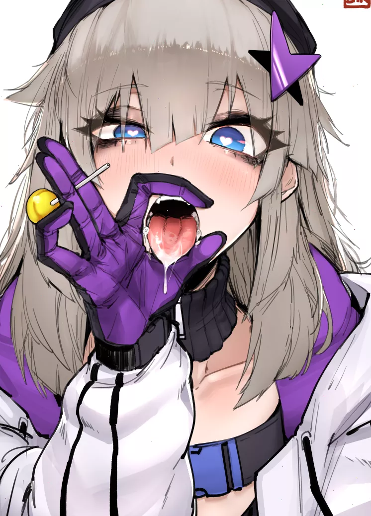 She's tired of licking on her Lolli, but she wants yours now