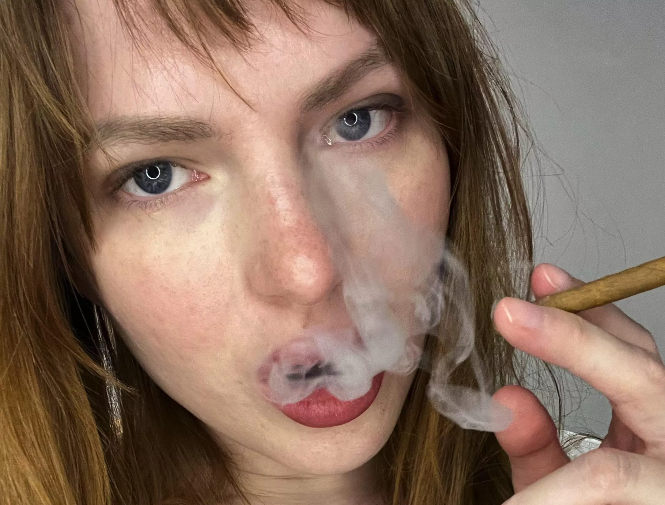 Smoking and sex are the two things that can make you happy right now
