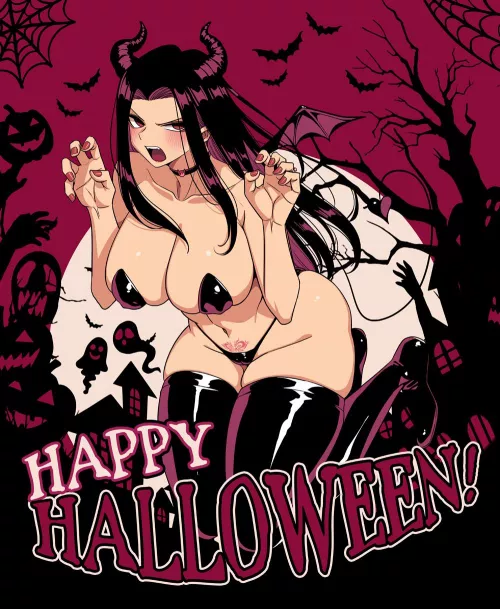 [Someone stop her!] Happy Halloween!