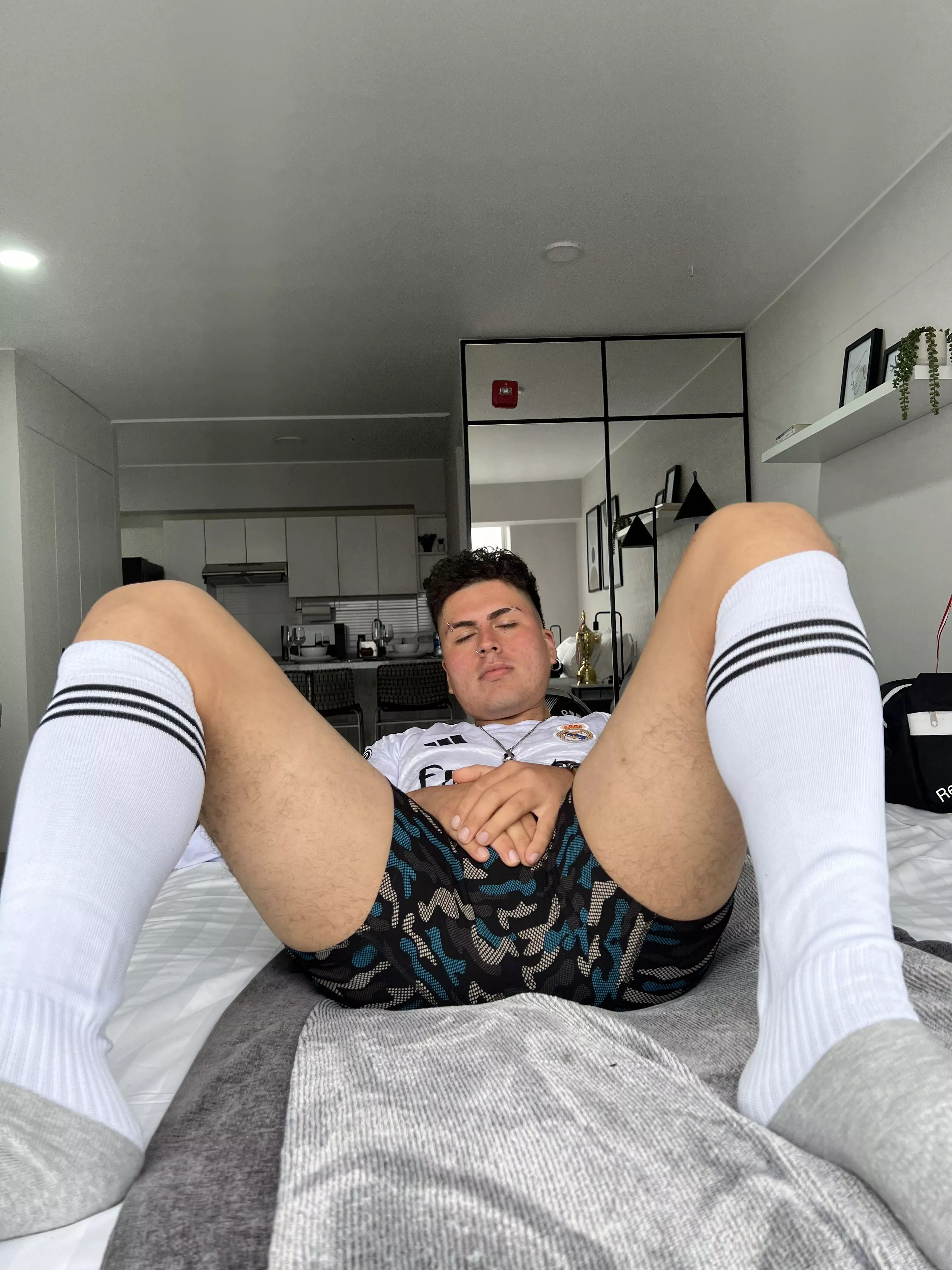 This bed is going to get hot when our bodies collide haha