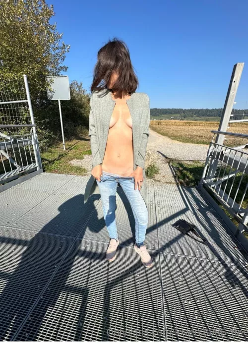 Whats underneath…panty, piercing or nothing (swiss milf)