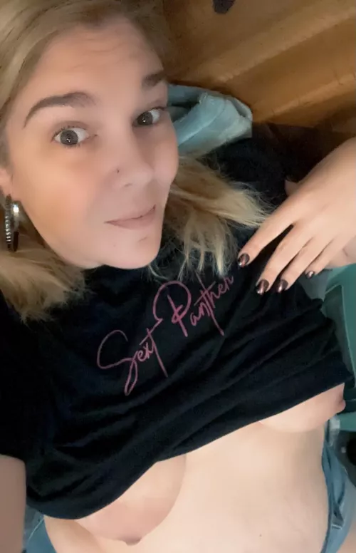 When the tits pop out