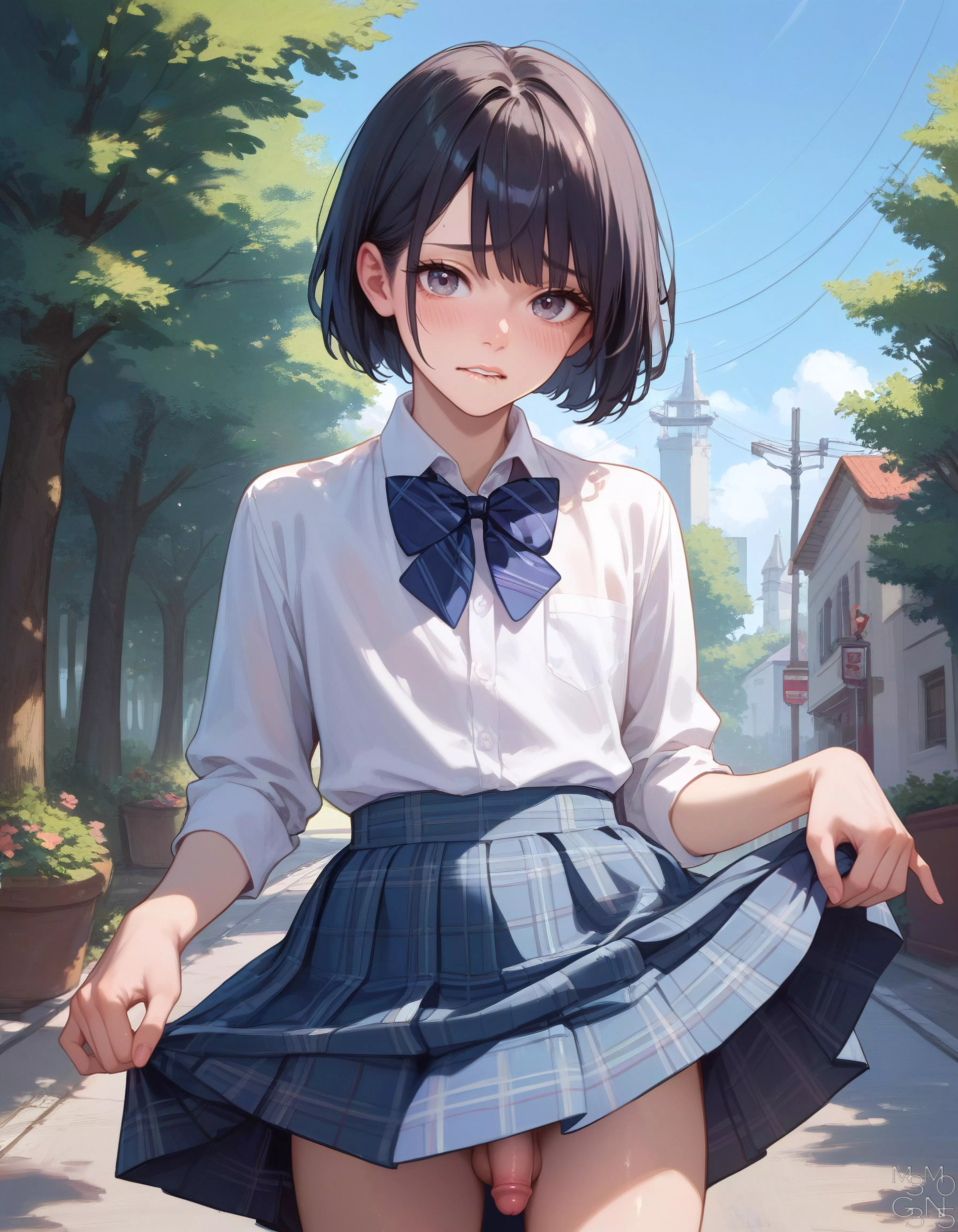 When your BF said he'd cosplay for you, he didn't imagine it would be out in public...