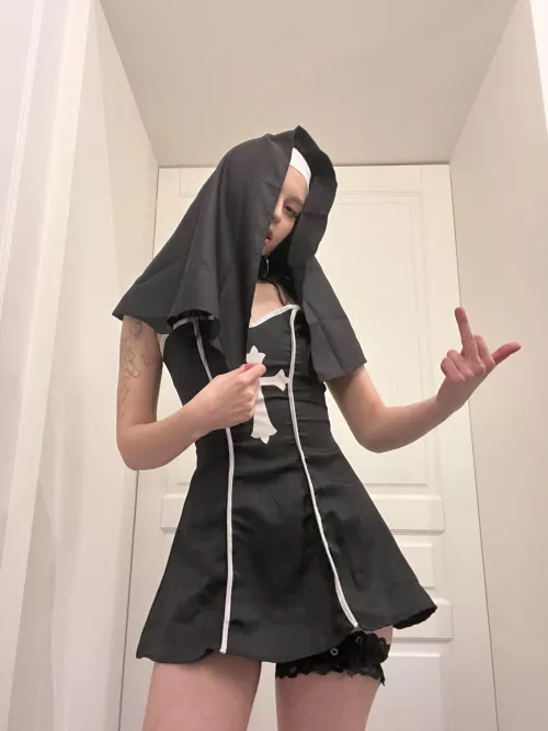 Would you like to punish a nun like that?