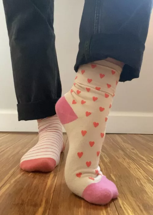 you can't have a bad day in mismatched socks 🤭
