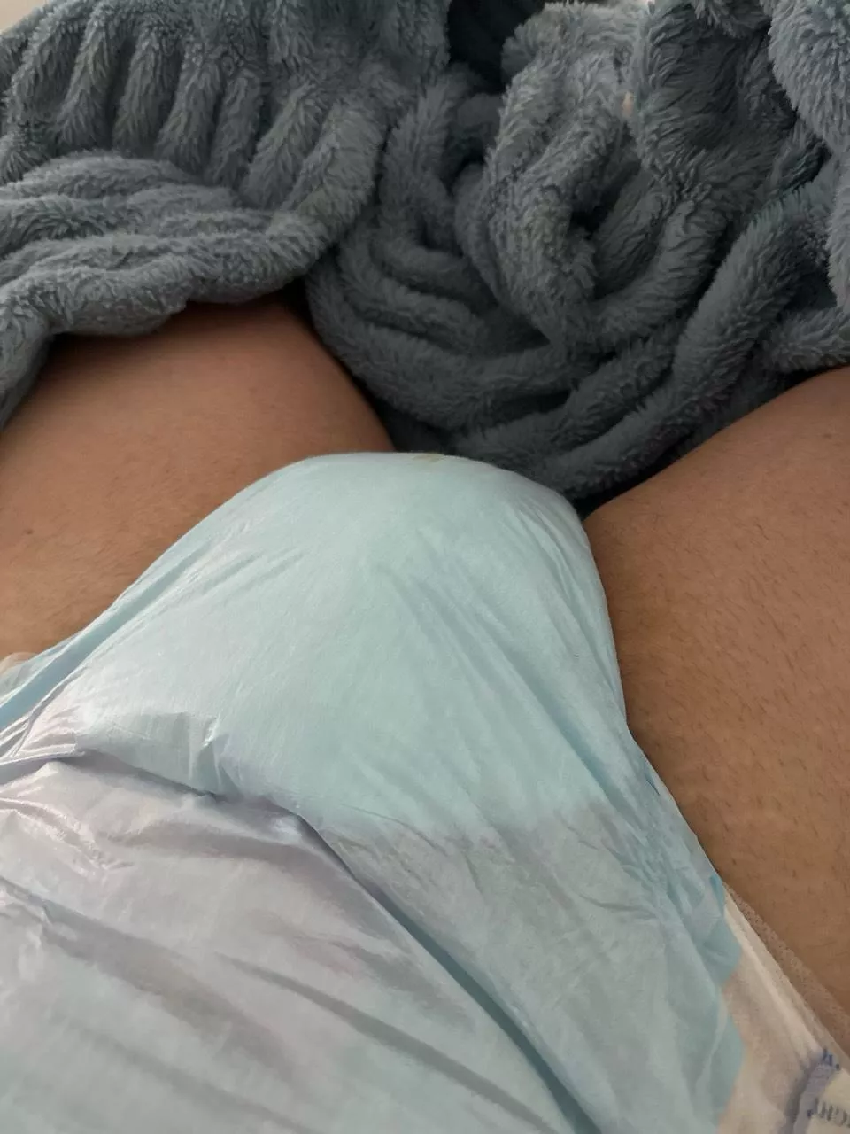 Diaper with boosters on all day! 