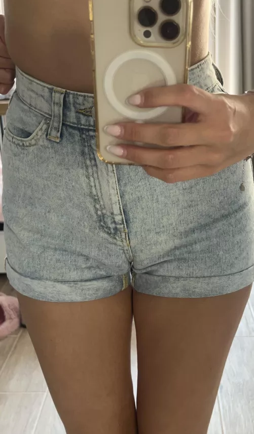 Do you want to feel my camel toe with your fingers or tongue