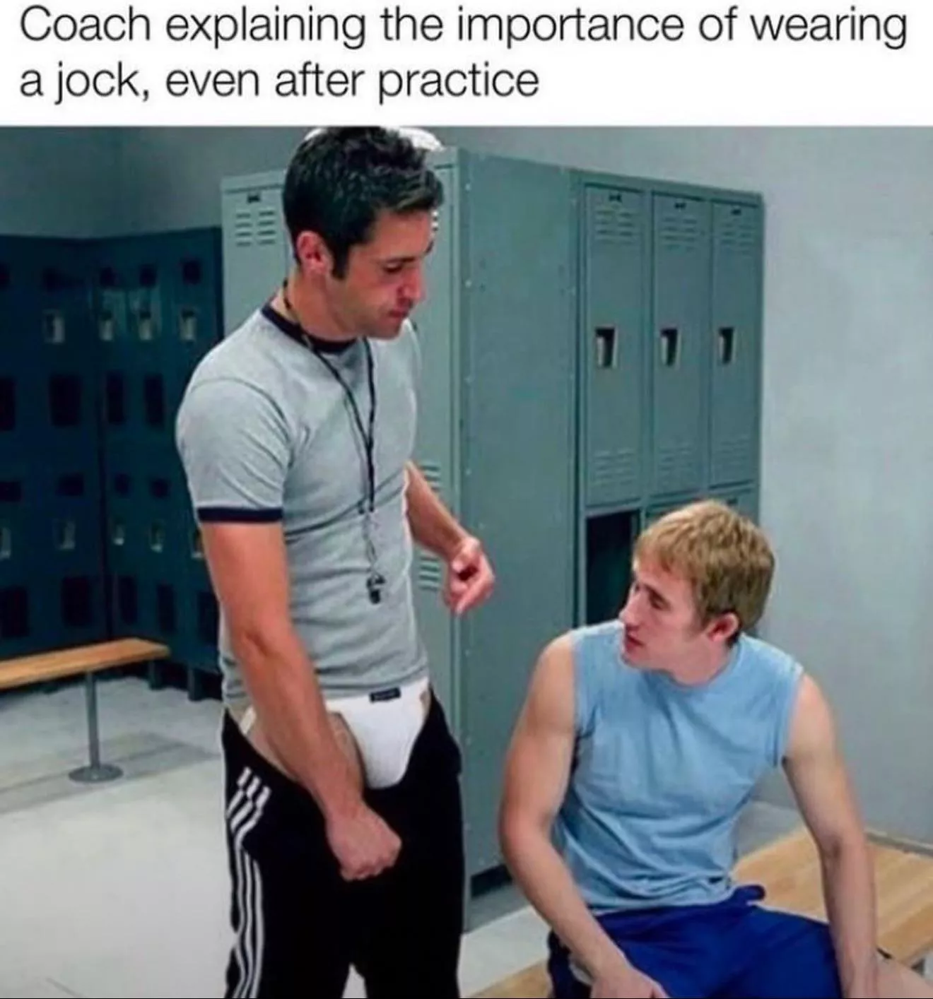 Don’t tell us coach, show us!!!