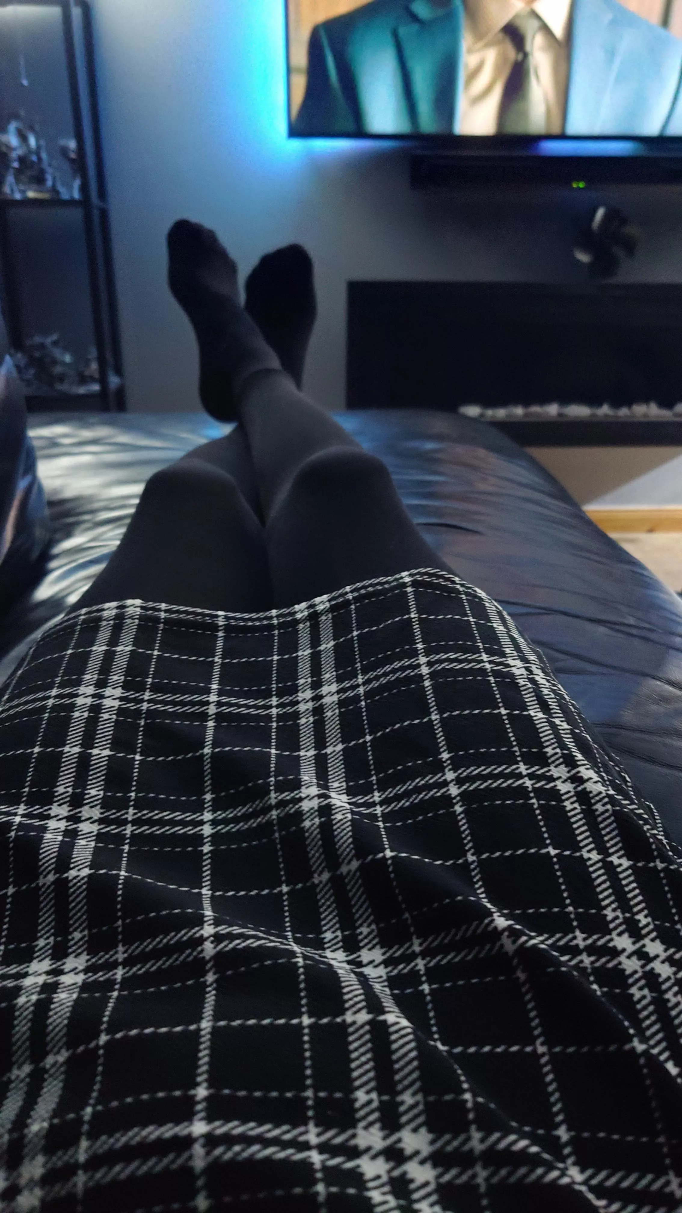 Eventually comfortable after a long week.