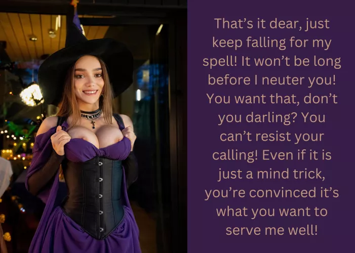 Falling for her spell!