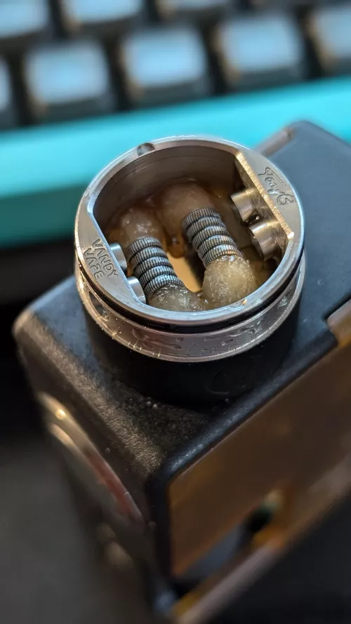 Found an original Pulse BF mod kit, fresh wick and coils 