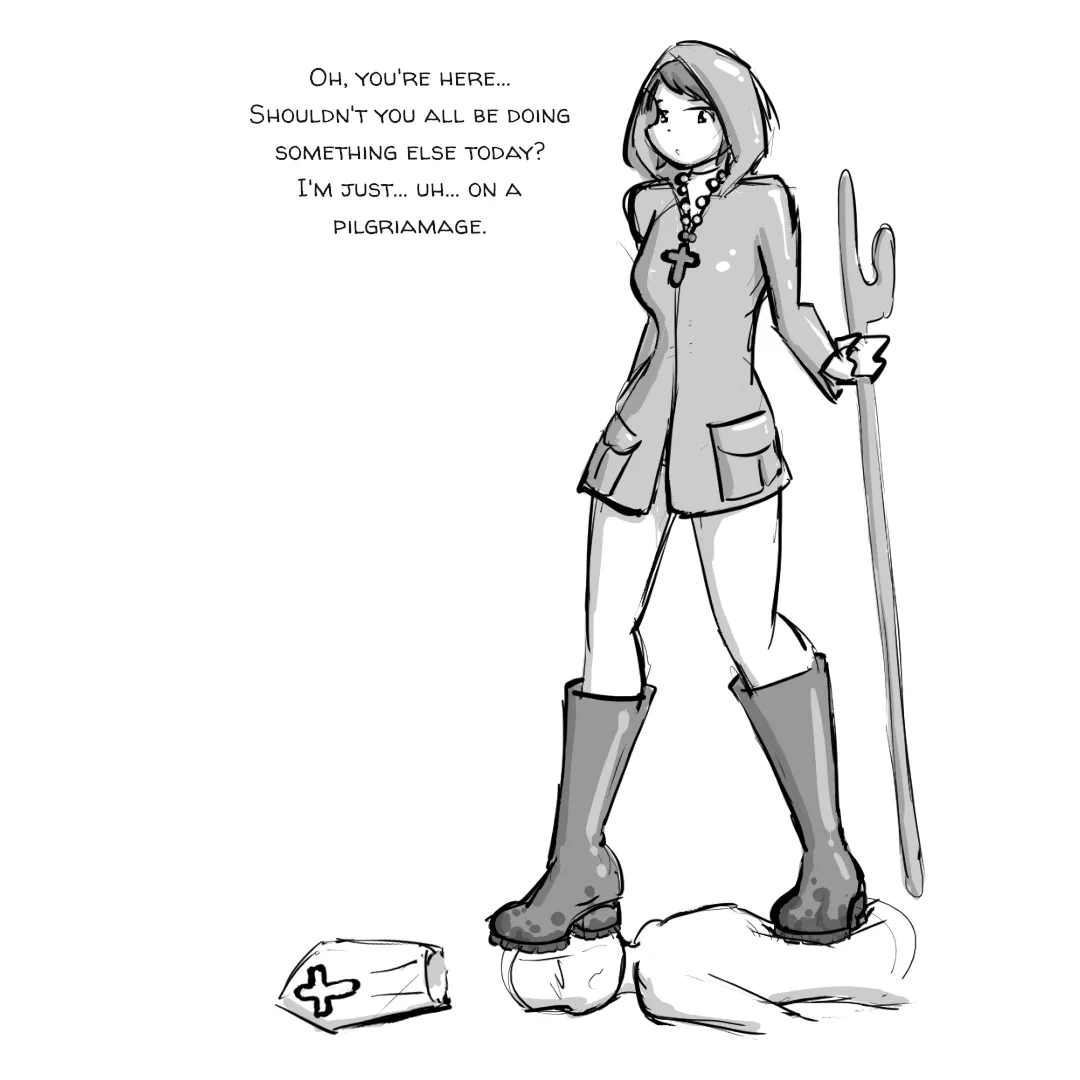 Has boots, will travel.