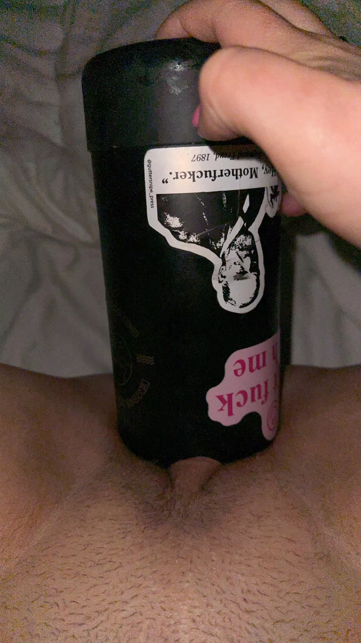 Health help me stuff this in my pussy, please.