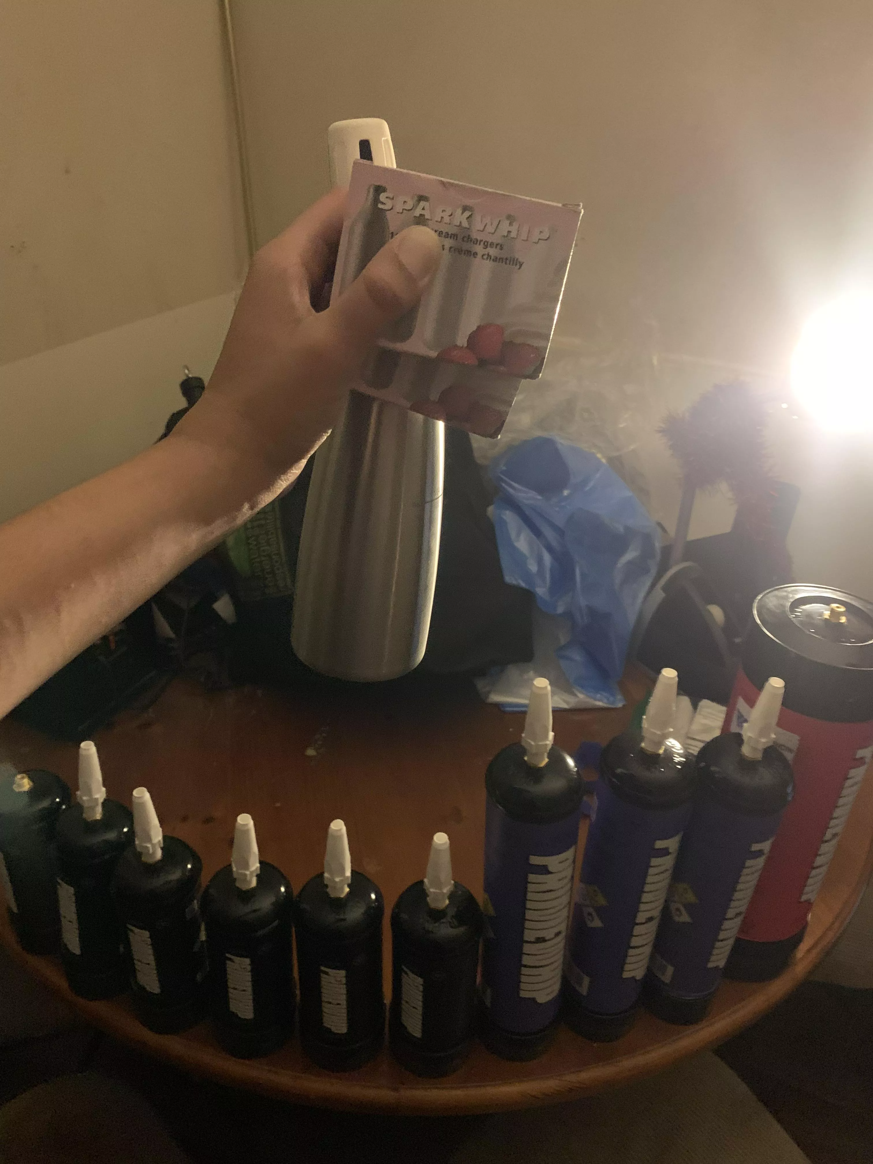 I’m all for the canisters, but there is something special about loading up them nangs