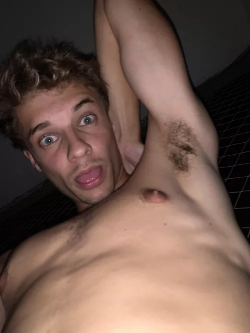 I’m hiding to take this picture!