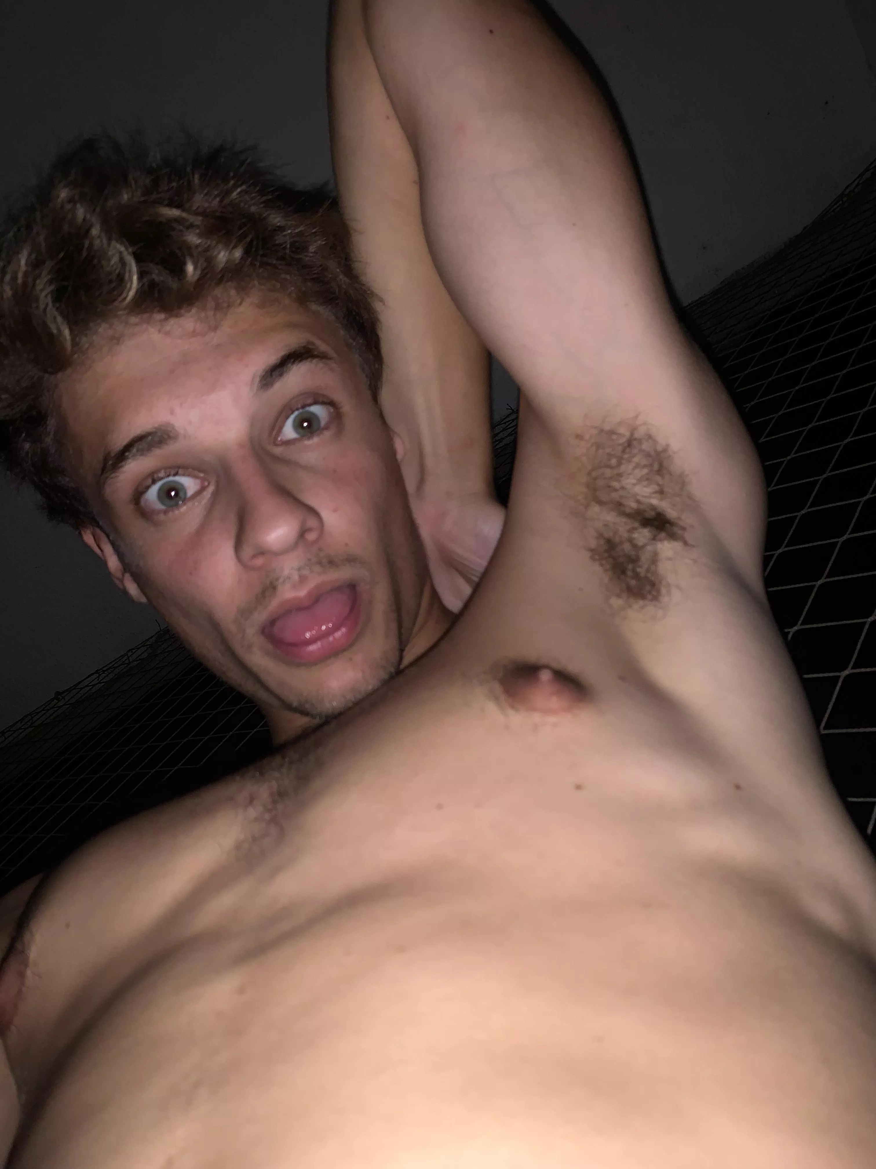 I’m hiding to take this picture!