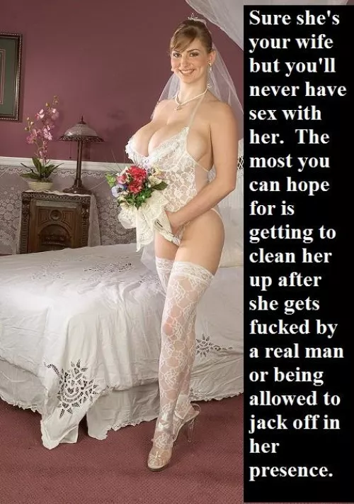 It's your duty as her new husband to clean her messy, well fucked pussy after she fucks bigger and better cocks. 