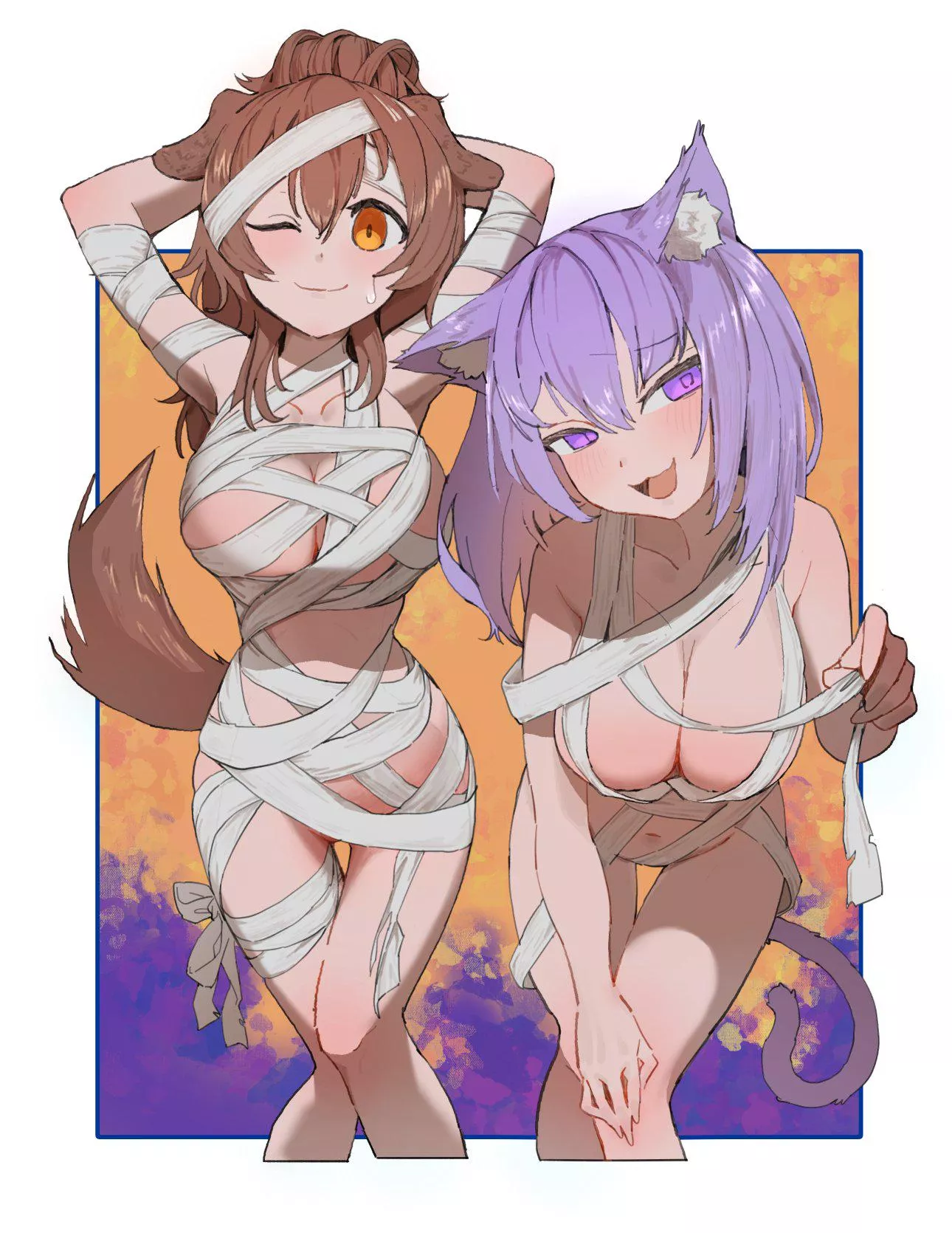 Korone and Okayu [Hololive]