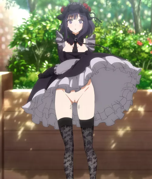 Marin didn't wear panties 