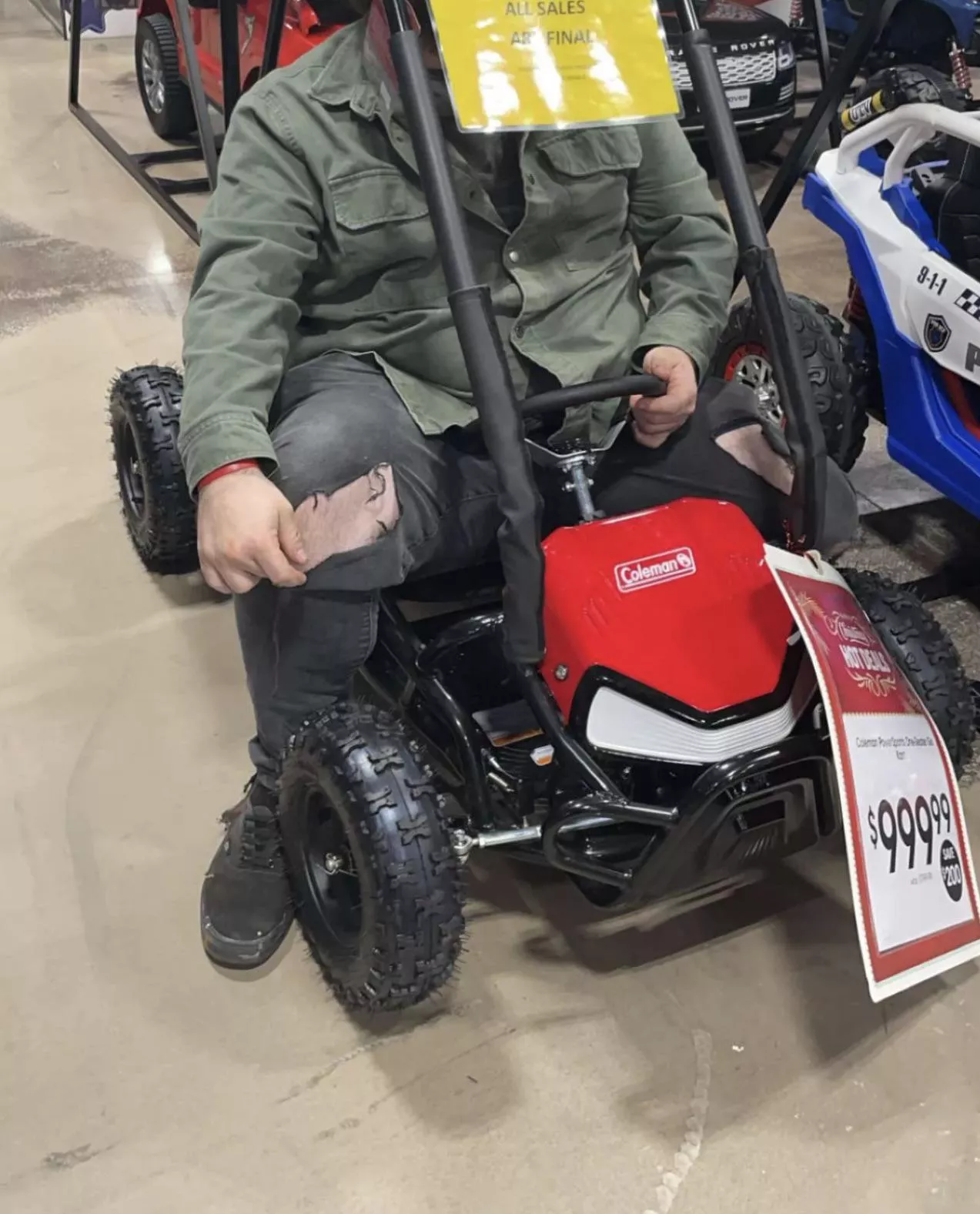 Me around 330 last year stuck in a go kart 