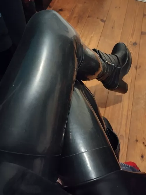 More of my new latex stockings