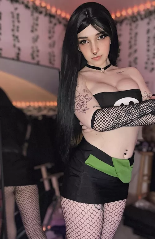 My halloween costume as goth Sam Manson